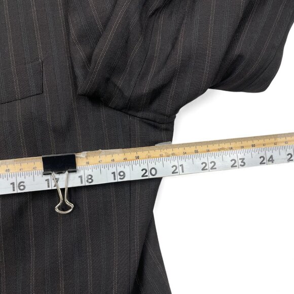 Hugo Boss Gable Vegas Virgin Wool Brown Blazer Sport Coat Jacket Men's 42R - Picture 7 of 11